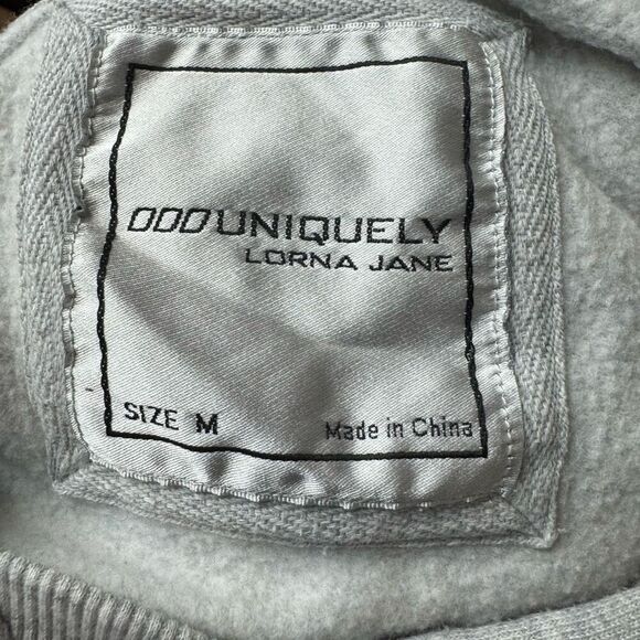 Uniquely Lorna Jane Game Time Fleece Lined Hoodie in Gray Size Medium - Picture 7 of 12